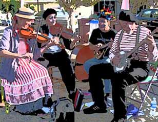 You must stand close to us to hear us; we recommend the kind of protection one wears behind the plate.