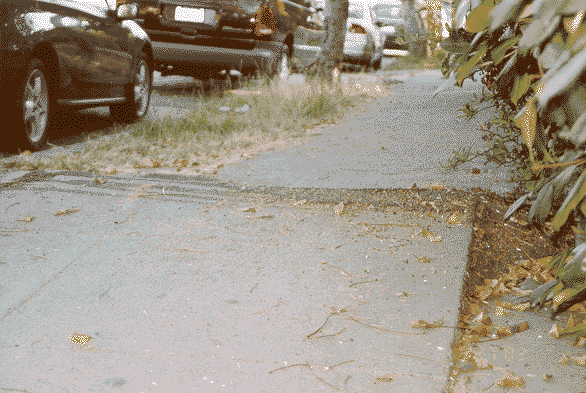 Eighth Street boasts a ski jump..