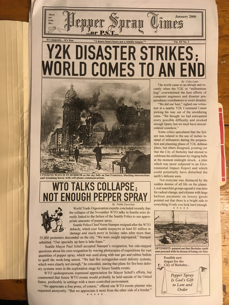 The mighty first page.